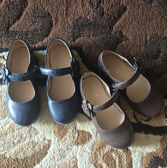 Stylish Kids' Brown and Blue Shoes - Picture 2 of 4